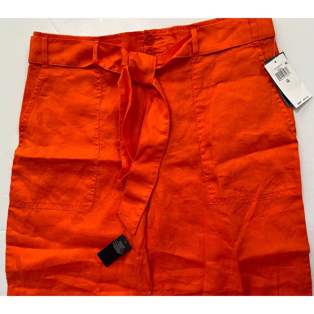 Lauren Ralph Lauren Women's Orange Pants Size 12 NWT $100 - Picture 9 of 16